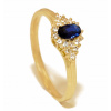 Krúžok gold 585 zafír , cubic Zirconia , MOŽNOSŤ (Krúžok gold 585 zafír , cubic Zirconia , MOŽNOSŤ)