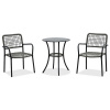 Autronic Záhradný set 1+2, kov, polyratan, sivá ,AZ-L1103 GREY