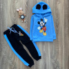 Teplaková súprava - Detské tracksuit City Kids Veľkosť 92 čierna, modrá (Detské športové stopy Mickey Mouse 92)