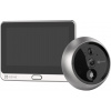 EZVIZ šikovný dverný videotelefón DP2 2K / Wi-Fi / kamera 2304 x 1296 / H.265 / kukátko / zvonček / IR do 5m / PIR / LCD 4,3 