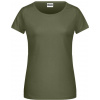 DAIBER JN 8007 / Dámske tričko z bio bavlny - olive XXL