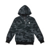 Dětská mikina Fox Yth Fox Head Camo Flc Zip YS Black Camo