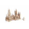 Ugears 3D drevené mechanické puzzle Hrad Bradavice, Harry Potter