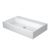 Duravit Vero Air - Umývadlo, 80x47 cm, bez prepadu, bez otvoru na batériu, WonderGliss, biela 23508000701