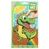 Kreatívny set mozaika podľa farieb metalická A5 Dinosaurus
