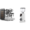 Rocket Espresso Appartamento, black/copper + Eureka Atom W 75, white