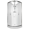 ARTTEC BRILIANT 90 x 90 cm - Termálny sprchový box model 6 z činčilového skla PAN01204