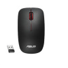 ASUS WT300 Wireless (90XB0450-BMU000) WiFi (USB prijímač) / Optická (1600 dpi) / Skrolovacie koliesko / Čierna / Červená