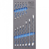 BGS technic Podnos na náradie 1/3: Súprava kombinovaných kľúčov vidlica-očko | 6 - 22 mm | 12 ks (BGS 4082)