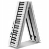 VEVOR Digitálne piano Biele 88 Kľúče Pohlcujúci priestorový zvuk