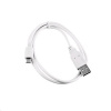 C-Tech CB-USB2M-20W USB 2.0 AM/Micro, 2m, bílý