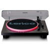 Lenco LS-50LEDBK - gramofon s vestavěnými reproduktory a LED osvětlením