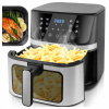 FRITÉZA BEZ TUKU FRITÉZA AIR FRYER VEĽKÁ 7 L SILNÁ 1800 W OKIENKO