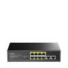 Cudy FS1010PG sieťový prepínač Fast Ethernet (10/100) Podpora napájania cez Ethernet (PoE) Čierna (FS1010PG)