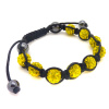 Shamballa náramok Citrine st376 bižutéria (Shamballa náramok Citrine st376 bižutéria)