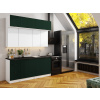 FRONTI Kuchynská linka Walos 180cm Green + biela