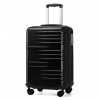 British Traveller K2391L Kufor spinner 54cm Čierna ABS