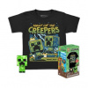 Funko Pocket POP&Tee Minecraft Blue Creeper veľkosť M