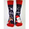 NOVITI SF012-U-04 XMAS Merry Christmas froté ponožky 31/34