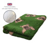 DRYBED Premium Vet Bed Medvedíky zelený 100 x 75 cm