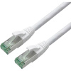 roline recycled material RJ45 (krížený) sieťový prepojovací kábel CAT 6A S/FTP 10 m biela; 21.45.3267