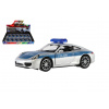 Auto Welly polícia Porsche 911(991) Carrera S kov/plast 12cm voľný chod