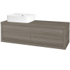 Dreja Umývadlová skriňa STORM SZZ2 120 (umývadlo Joy 3) - D03 Cafe / D03 Cafe / Levé