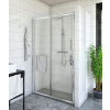ROTH PROXIMA LINE PXD2N 130cm sprchové dvere do niky / sprchový kút, rám brillant - 02 sklo transparent