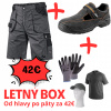 Letný pracovný box Veľkosť obuvi: 45, Veľkosť trička: L, Veľkosť nohavíc: 62