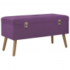 zahrada-XL Lavica s úložným priestorom 80 cm fialová zamat 329931