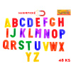 Magnety písmena 48 ks