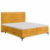 MEBLINE Kontinentálna posteľ HORIZON 160x200 magic velvet 2215