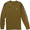 pánske tričko BURTON ELITE LS TEE Martini Olive XL