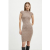 Šaty Marciano Guess HERMIONE béžová farba, mini, priliehavé, 4BGK0A 5661Z 4BGK0A.5661Z 40