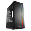 Herné počítačové puzdro Sharkoon RGB Slider Midi Tower ATX sklo (4044951029846)