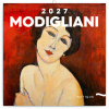 NOTIQUE Mriežkový kalendár Amedeo Modigliani 2027, 30 x 30 cm