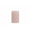 Chic Antique Ružová rustikálna valcová sviečka Macon Variant: Ø: 10cm, V: 15cm, 90hod