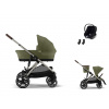 CYBEX Gazelle S + Gazelle S Cot S Travel Set Aton B2 i-Size moss green 2025