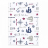 SCAN QUILT Kuchynské utierky Dekoro 3054 Sailing modrá Bavlna 50x70 cm