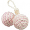 Trixie Dvojita lopta z materialu sisal s von. maty 4,5 cm