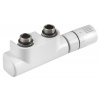AQUALINE TOP 50 pripojovacia sada termostatická pre stredové pripojenie, pravá, biela CP9720S