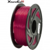 XtendLAN PETG filament 1,75mm průhledný červený 1kg 3DF-PETG1.75-TRB 1kg
