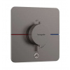 Hansgrohe ShowerSelect Comfort Termostatická batéria pod omietku, kefovaný čierny chróm 15589340-HG