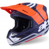 Přilba SM7 CORE, ALPINESTARS (oranžová/modrá/bílá/matná, vel. XS)