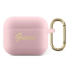 Guess GUA3SSSI AirPods 3 kryt ružový/ružový Silicone Vintage Script (Guess GUA3SSSI AirPods 3 kryt ružový/ružový Silicone Vintage Script)