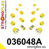 036048A: Rear suspension bush kit SPORT 20mm 2 pcs Black