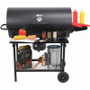 Gril na drevené uhlie - Garden Grill XL Barrel 3 Poličky + popol (Garden Grill XL Barrel 3 Poličky + popol)