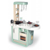 Kuchynka so zvukmi Cherry Kitchen Green Smoby s jedálenským stolom rúrou a chladnička s 25 doplnkami