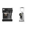 Ascaso Steel DUO PID, Black&Wood + Eureka Helios 65, grey