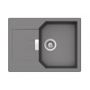 SCHOCK Manhattan - Granitový drez, 69x51 cm, s ovládaním odtoku, Croma MAND100SAGCR